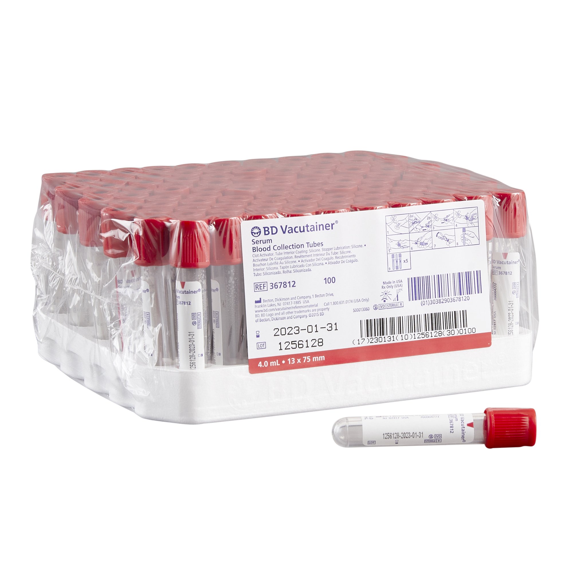 Tube Blood Collection BD Vacutainer® Venous Bloo .. .  .  